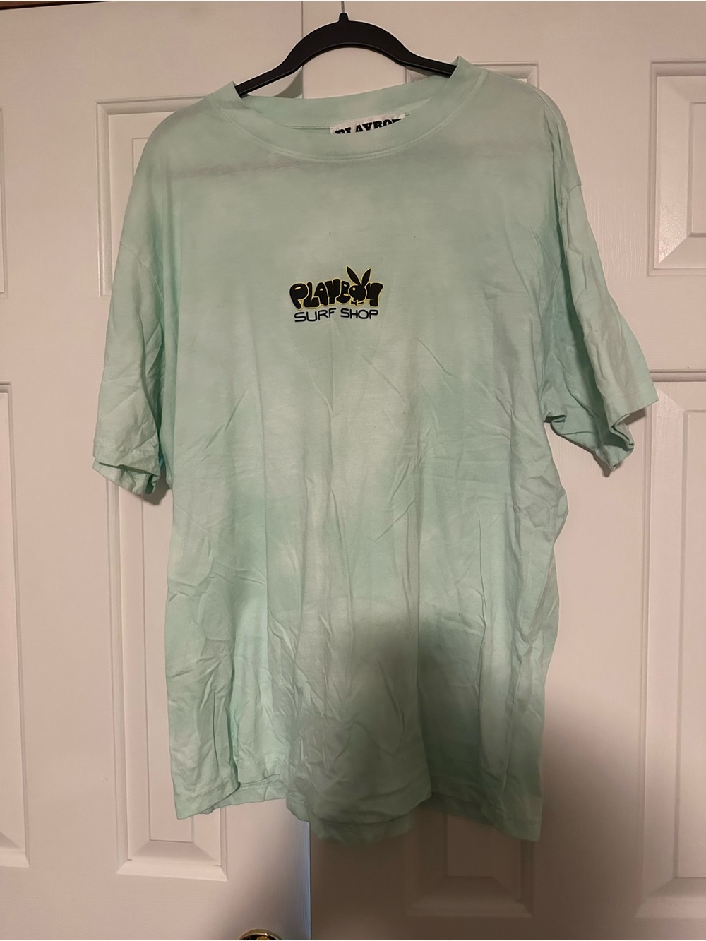 PLAYBOY Mint Green Surf Shop Logo Tee